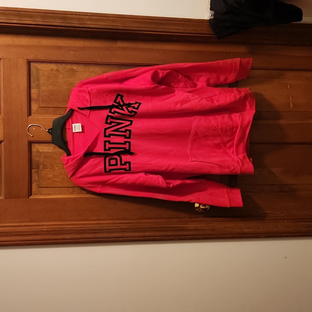PINK XL red hoodie
